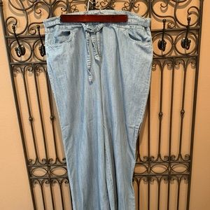 J Jill Wide Leg Draw String Pants